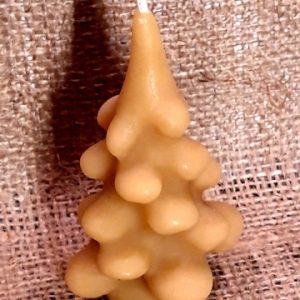 Bougie sapin , 8 cm / 5 cm
